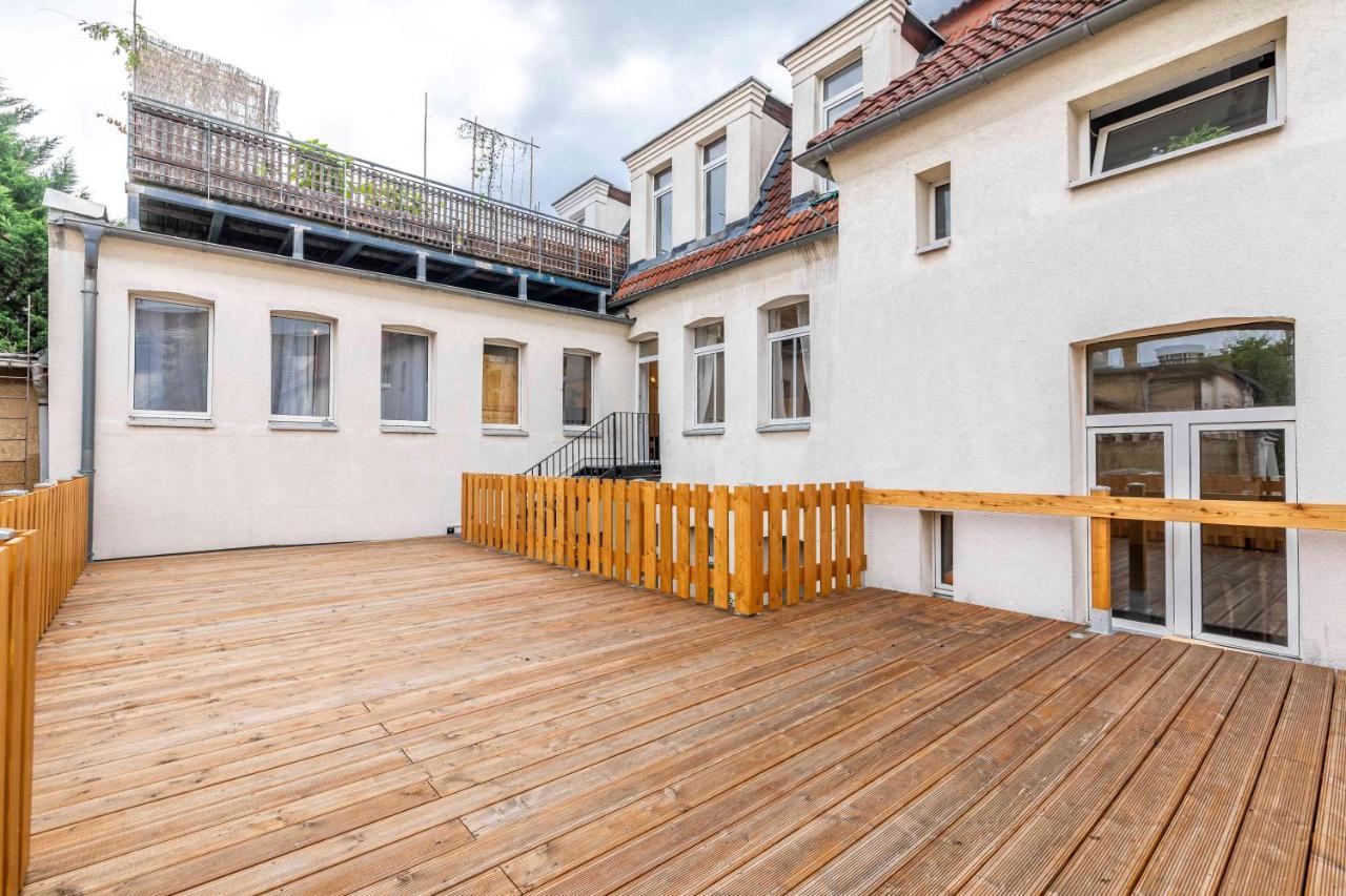 Grosser Terrassentraum In Klein Venedig Λειψία Εξωτερικό φωτογραφία