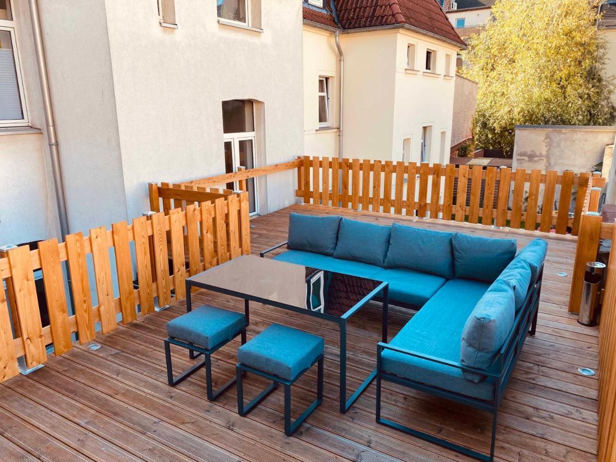 Grosser Terrassentraum In Klein Venedig Λειψία Εξωτερικό φωτογραφία